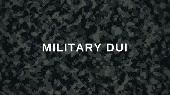 Ohio Military DUI camo